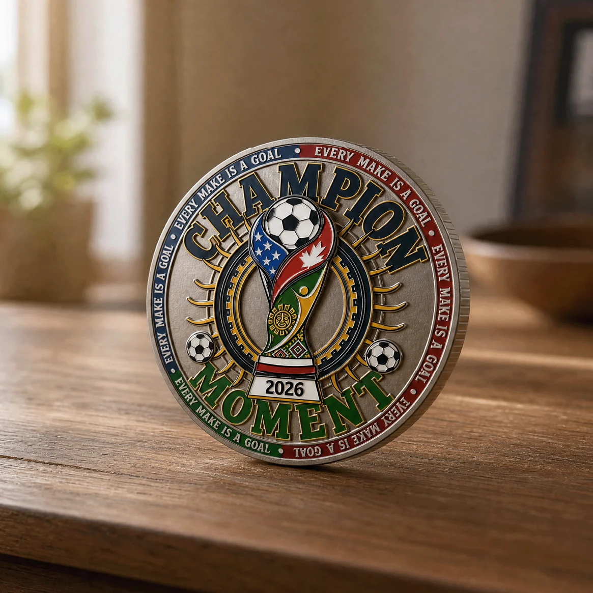 World Cup Metal Coins