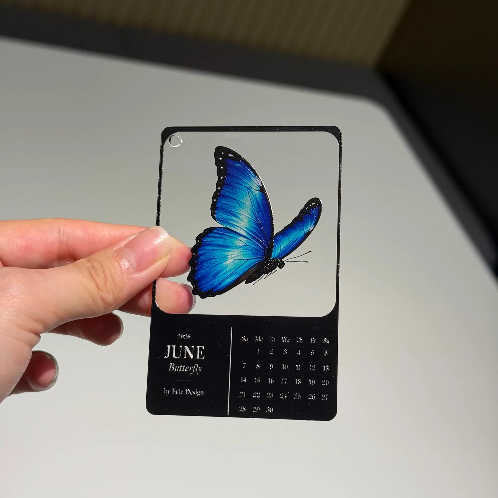 June Butterfly Calendar