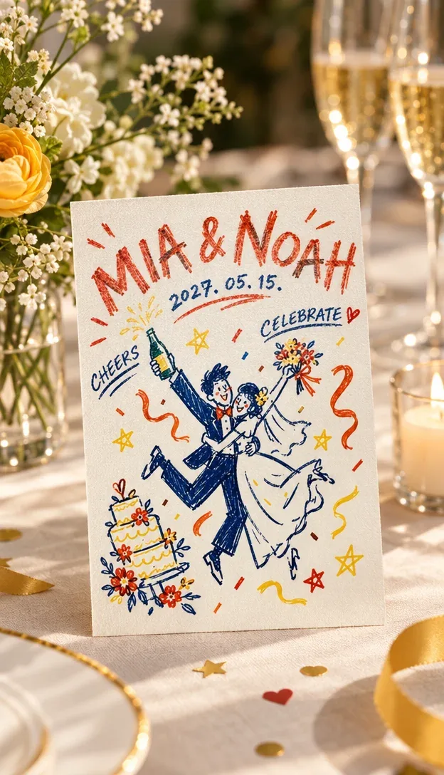 Wedding invitation card