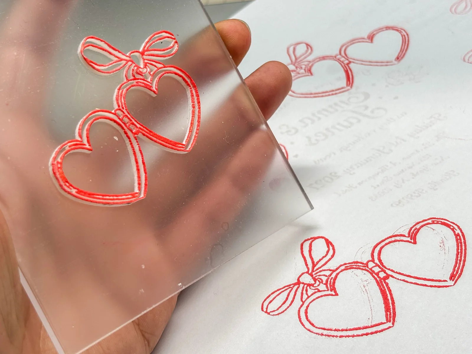 Wedding Seal (flexible white Ink)