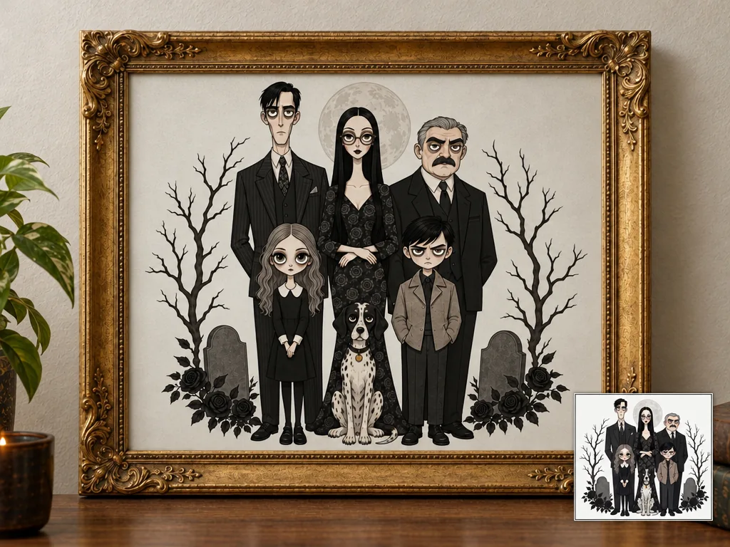 Gothic Family Portrait Skill