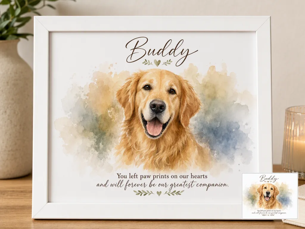 Pet Memorial Portrait Skill
