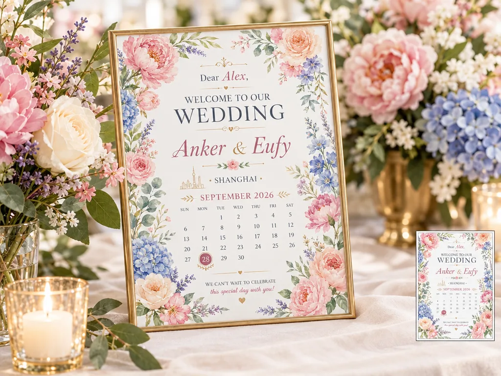 Wedding Calendar Card Skill