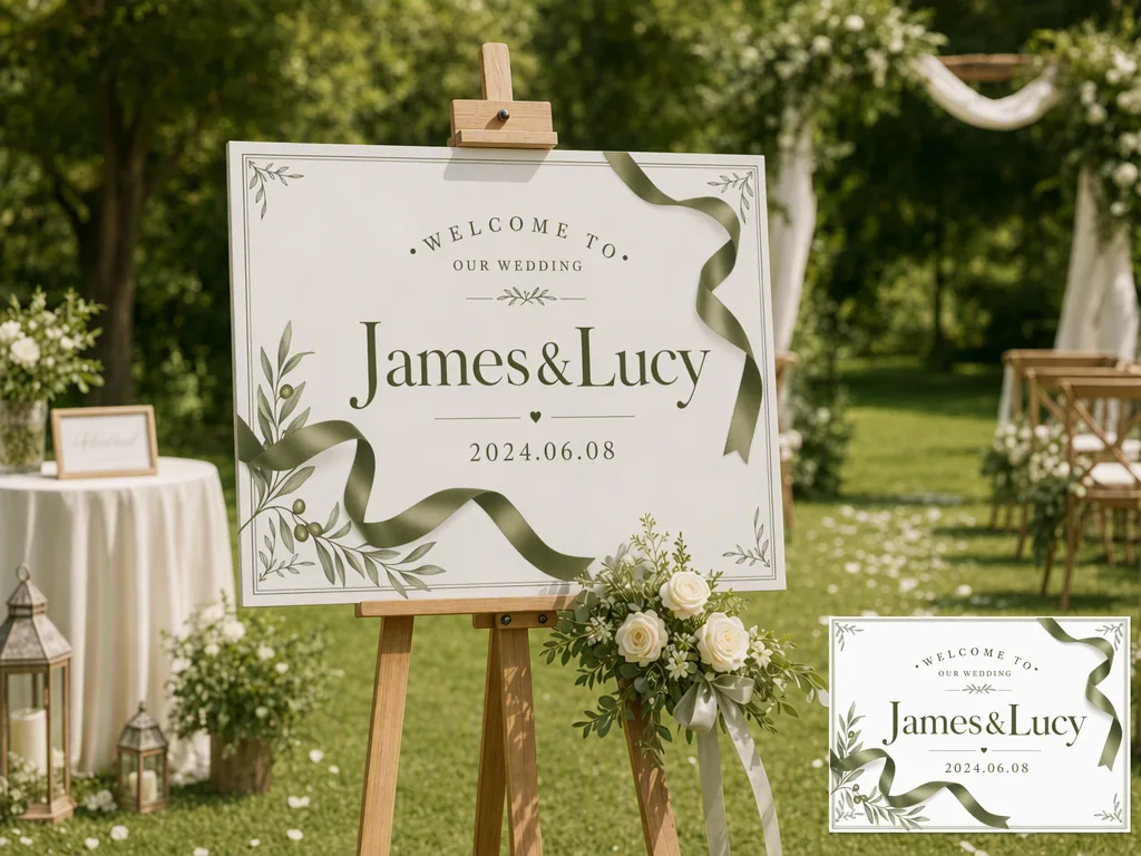 Wedding Welcome Sign Skill